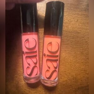 Saie hydrating lip gloss Duo - burst & splash NEW